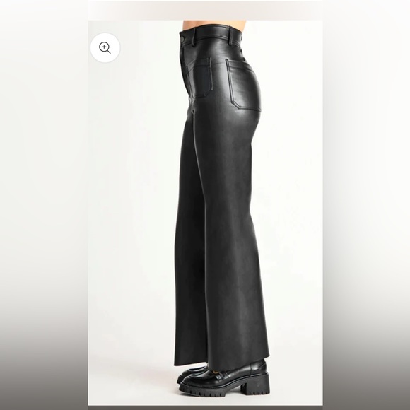 Dex Faux Leather Wide Leg Pant - Picture 2 of 2